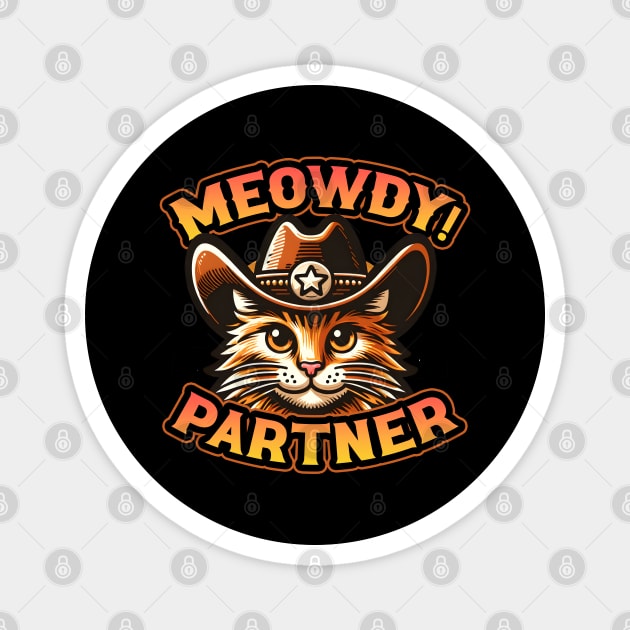 Meowdy! Partner Magnet by Podycust168